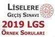 LGS örnek sorular ve çözümleri