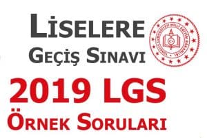 LGS örnek sorular ve çözümleri